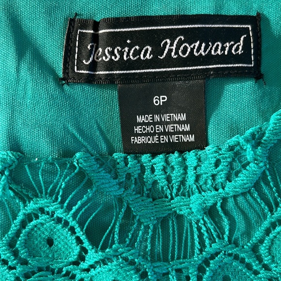 Teal lacy dress - Picture 7 of 7